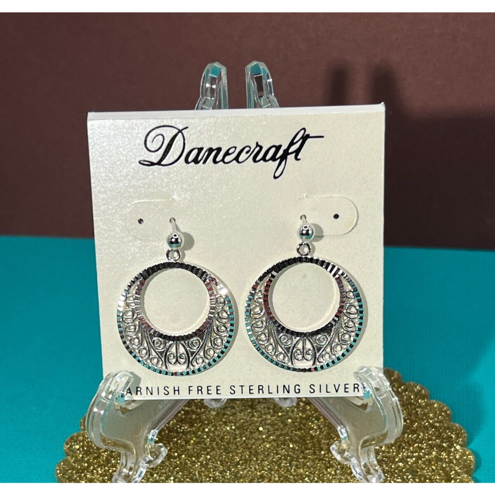 Silverworks Silver Plated Stud Earrings NWT